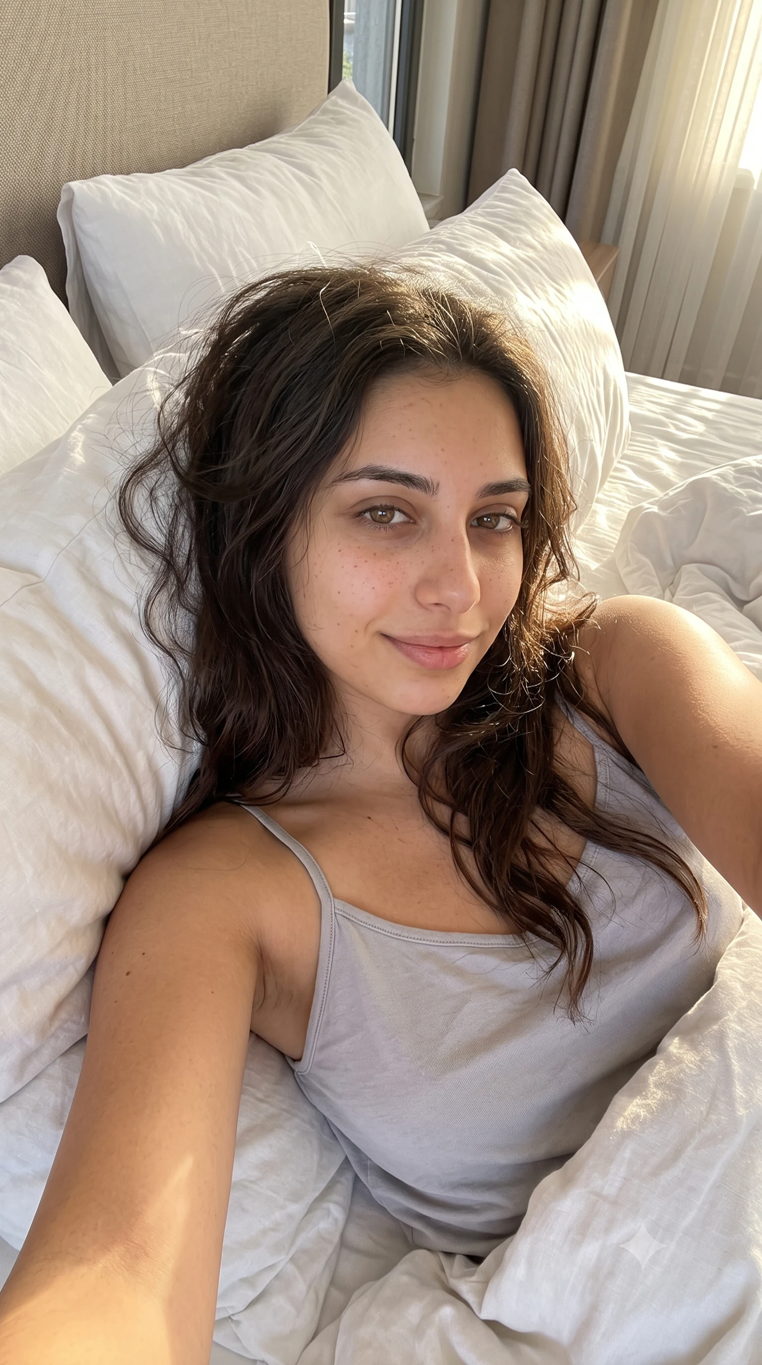 Morning Bed Selfie